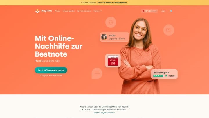 HeyTImi bietet euch eine recht unkomplizierte Form des Nachhilfeunterrichts