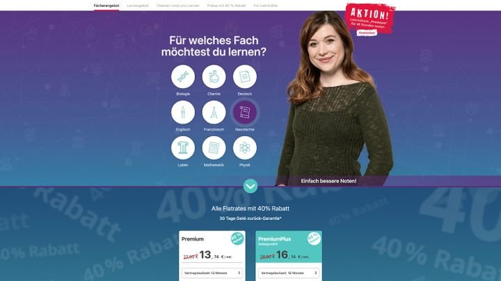 Das Lernangebot ist nicht übermäßig groß, dafür aber solide