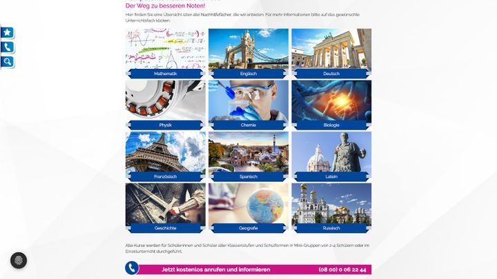 Alle Kurse werden für Schüler:innen aller Klassenstufen und Schulformen in Mini-Gruppen oder Einzelunterricht durchgeführt