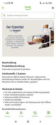 Hier werden die Allergenhinweise einfach an die Zutatenliste angehängt