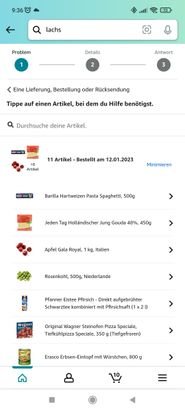 Eine Rückerstattung könnt ihr direkt über die App beantragen
