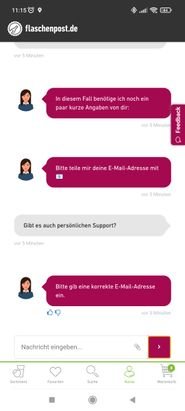 Ein Chatbot mag als Einstieg helfen, verweist aber auch nur an die unpersönliche Mail