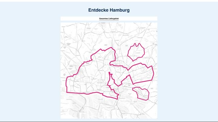 Nicht überall in Hamburg liefert Flink - z.B. nordöstlich des Stadtparks müsst ihr euch (noch) nach Alternativen umsehen