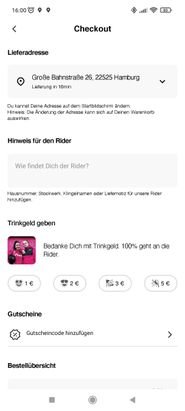“Lieferhinweise für unsere Rider” - dann aber auch bitte beachten!