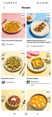 Eine bunte Auswahl an Rezepten bietet euch Inspiration