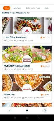 Eine Übersicht über die bei euch verfügbaren Restaurants findet ihr direkt auf der Startseite