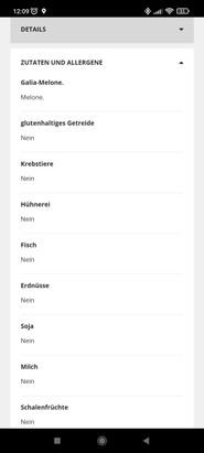 Unsere frische Melone der Sorte “Galia” enthält keinen Fisch. Klasse!