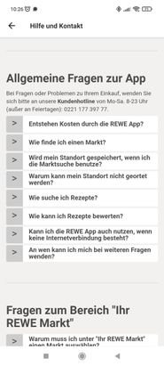 Top: In den umfangreichen FAQs findet ihr auch direkt die Telefonhotline