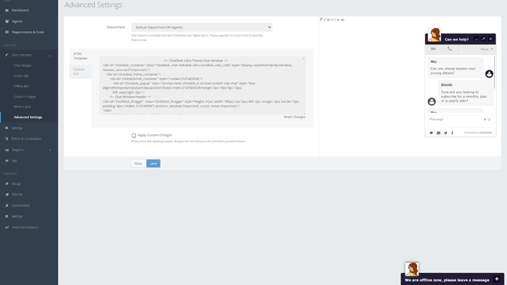 Für die Anpassung der Chatoberfläche finden User vielfältige Möglichkeiten