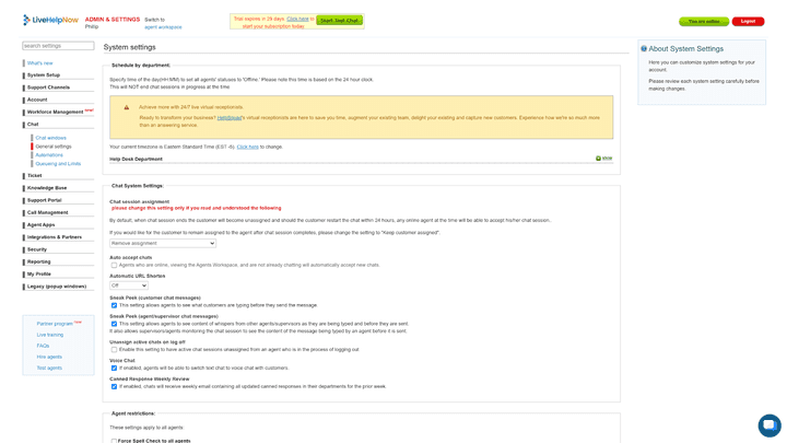 Wer sich durch die Admin-Settings gekämpft hat, hat einen Geduld-Orden verdient!