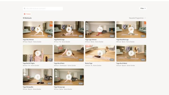 Unter anderem arbeitet Cathy Hummels mit Gymondo zusammen und bietet Yoga-Kurse an.