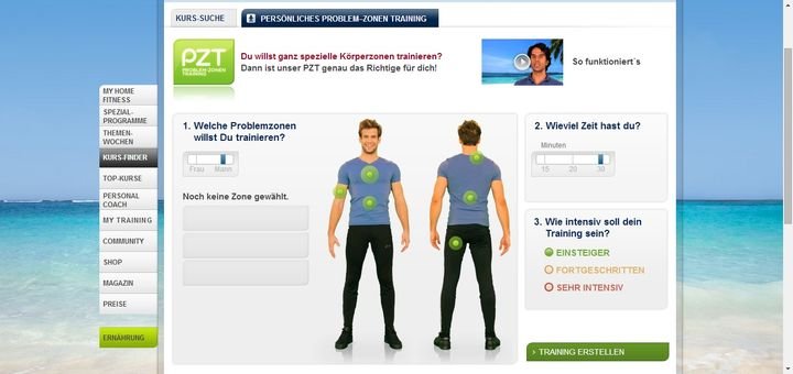 Gezieltes Problemzonentraining bei NewMoove