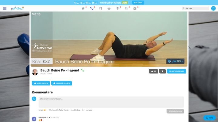 Die Übungen sind gut, aber das viele Reden dazwischen ist teilweise anstrengend.