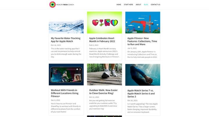 Der “Health-Tech-Coach” ist ein Blog von Apple mit aktuellen Thematiken.