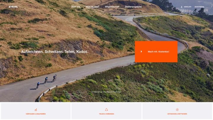 Strava verbindet Fitness mit einer aktiven Community. Mir gefällt die Vielseitigkeit der App und die vielen integrierten Features.