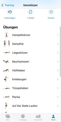 Die Übungen waren nicht allzu kompliziert, aber durchaus fordernd