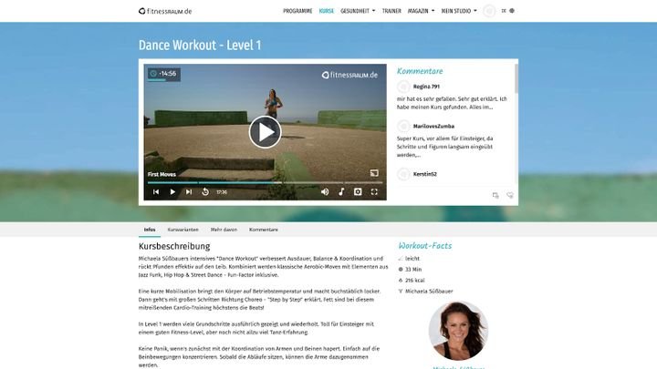 Tanzen macht Spaß, bringt dich aber ganz schön ins Schwitzen.