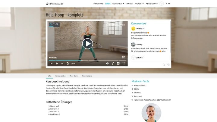 Hullern ist seit einiger Zeit in Mode und es kommen immer neue Kurse.