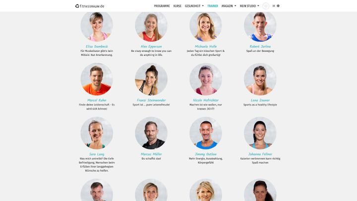 Die Trainer:innen sind allesamt Expert:innen auf ihren Gebieten.