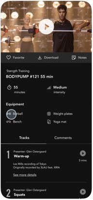 Einige Übungen sind extra kurz und anspruchsvoll, während es andere ein wenig langsamer angehen lassen.