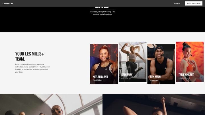 Die genaue Zahl der Trainer:innen die bei LesMills+ arbeiten, variiert.