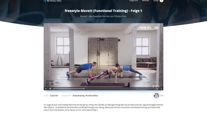 Fitness first: Ein Hinweis auf benötigte Trainingsgeräte wäre vor den Kursen ganz nett.