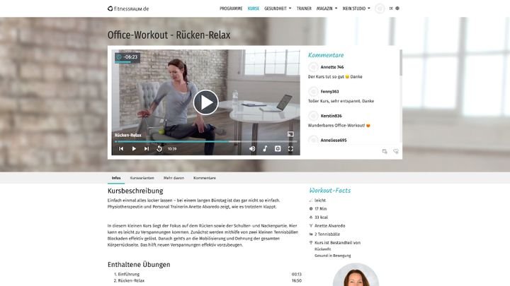 Stark sind die speziellen Office-Workouts, die deinen Rücken trainieren und vor allem für Fitness-Freaks mit Bürojob geeignet sind.