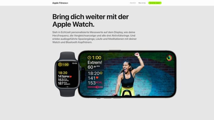 Ein Wermutstropfen ist, dass Apple Fitness ausschließlich für Apple-Geräte zur Verfügung steht.
