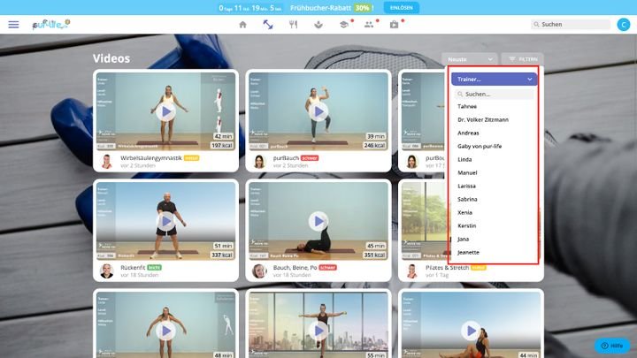Sich im Angebot von pur-life zurechtzufinden, fällt wegen der mangelnden Filter- und Suchmöglichkeiten manchmal schwer.
