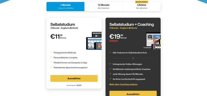 Die Sprachkurse von Rosetta Stone sind ein wenig hochpreisig, versprechen dafür aber auch viel