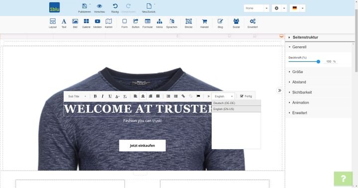 Richten Sie mehrere Sprachen für Ihren Shop ein