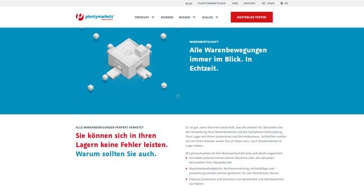 Managen Sie Lagerbestände oder nutzen Sie gleich ein integriertes Warenwirtschaftssystem