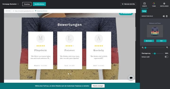 Binden Sie Kundenbewertungen in Ihre Seite ein