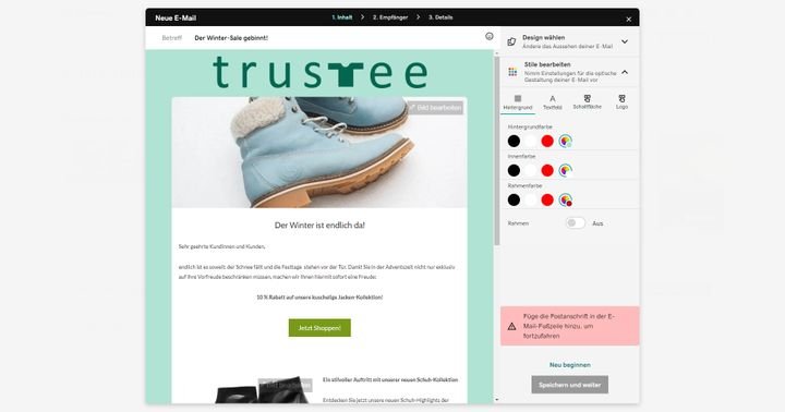 Erstellen Sie dank der Vorlagen zügig E-Mail-Kampagnen