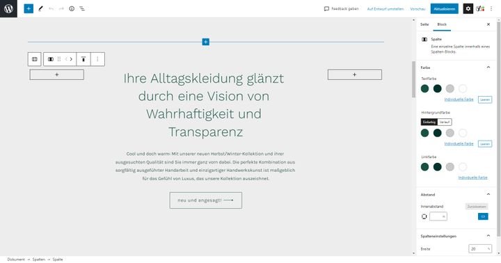 Wählen Sie selbst den Look Ihrer Seite oder nutzen Sie eine der Host Europe-Vorlagen
