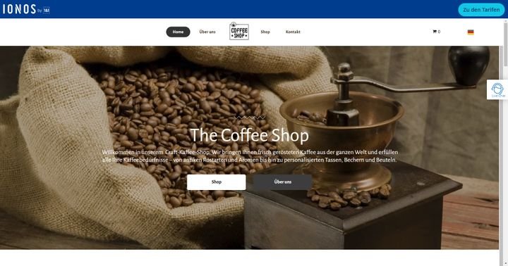 Der erste Shop, den Sie als Anschauungsbeispiel nutzen können, ist der Demoshop des Anbieters