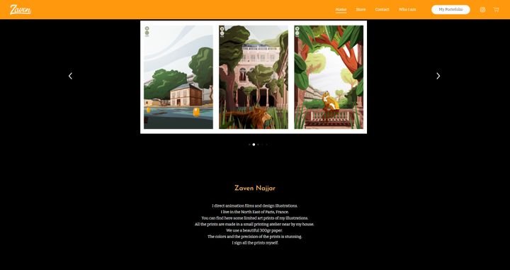 Präsentieren Sie Ihre Kunst im minimalistischen Stil