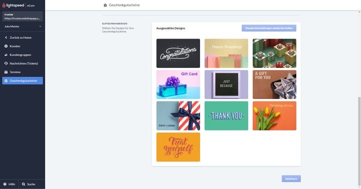 Designen Sie Ihre eigenen Geschenkkarten