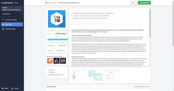 Erinnern Sie User an zurückgelassene Artikel in ihren Warenkörben