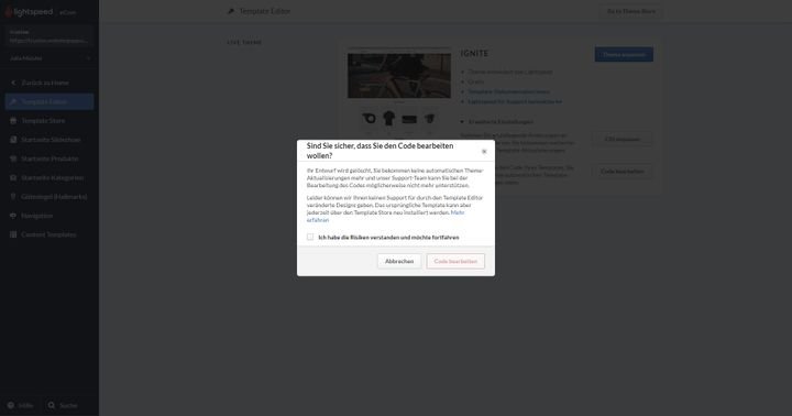 HTML-Anpassungen geben Ihnen viele Freiheiten. Um den Support müssen Sie sich aber selbst kümmern