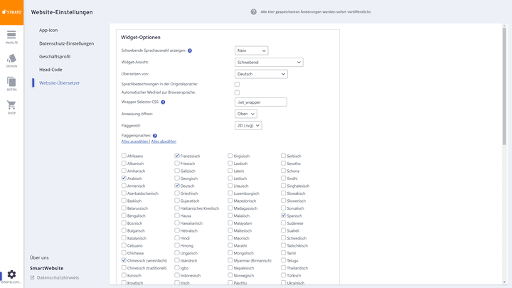 Biete deine Artikel in unterschiedlichen Sprachen an