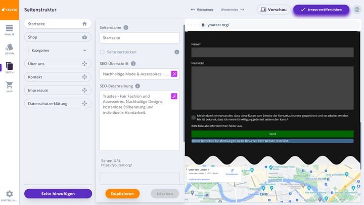 Die KI generiert für dich Metatitel und -beschreibungen
