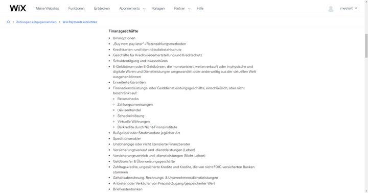 Stellen Sie sicher, dass Ihre angebotenen Waren nicht gegen die AGB des Anbieters verstoßen