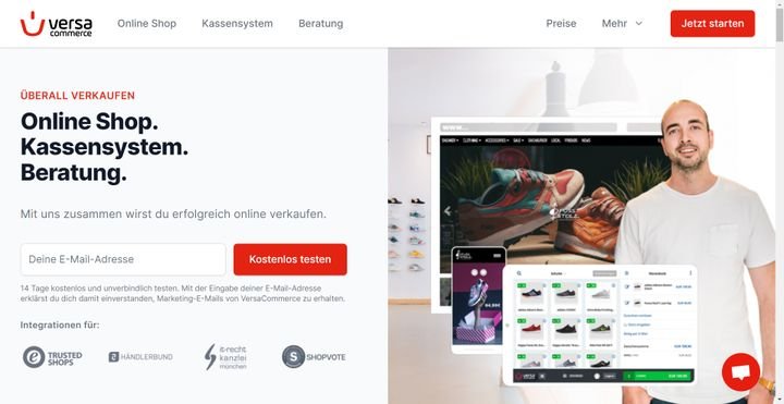 VersaCommerce im trusted-Test