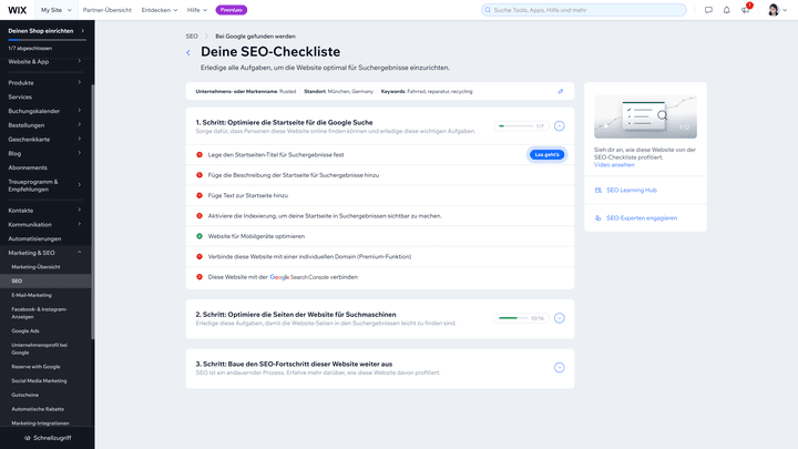 Verbessere mit der SEO-Suite die Sichtbarkeit deines Shops in den Suchergebnissen