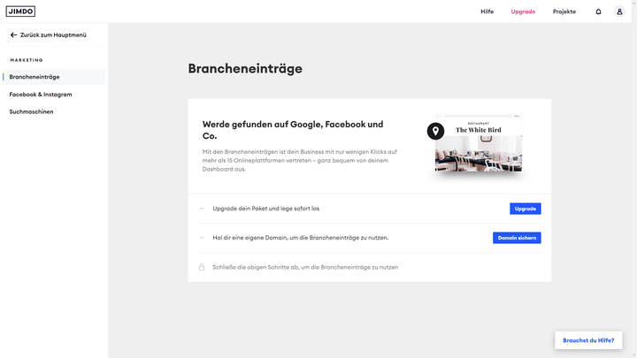 Erhöhe deine Reichweite über 15 Brancheneinträge