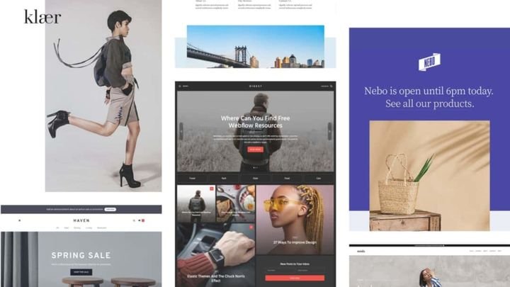 Webflow unterstützt die Erstellung sehr unterschiedlicher Designs