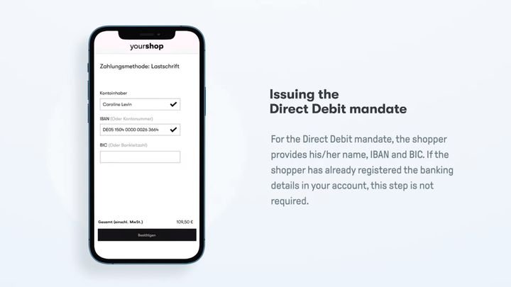 Lastschriftmandate ermöglichen dir, Artikel und Dienste im Abo zu verkaufen
