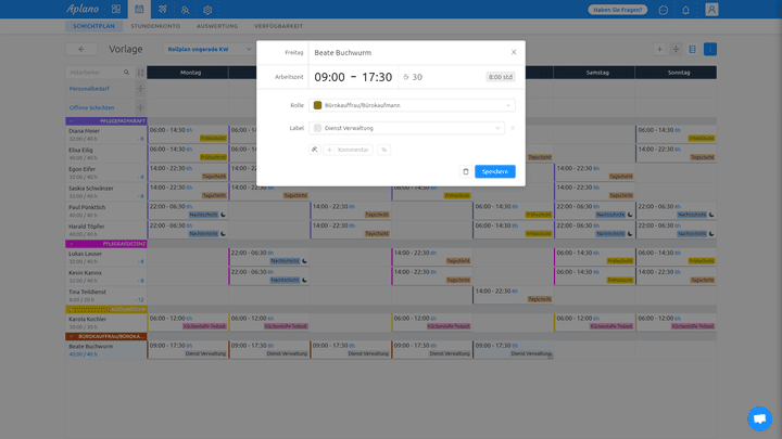 Eine Wiederholungsfunktion gibt es im Vorlagen-Modus leider nicht