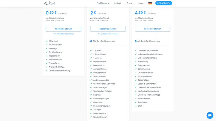Die Tarife von Aplano sind absolut bezahlbar!